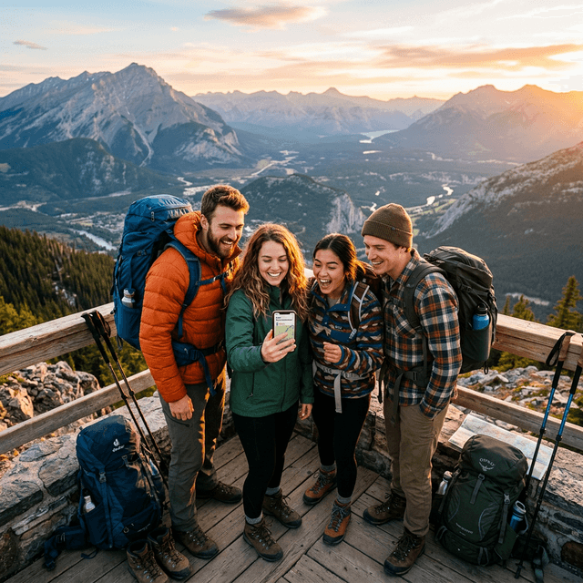 Planning a trip with friends using a group travel planner