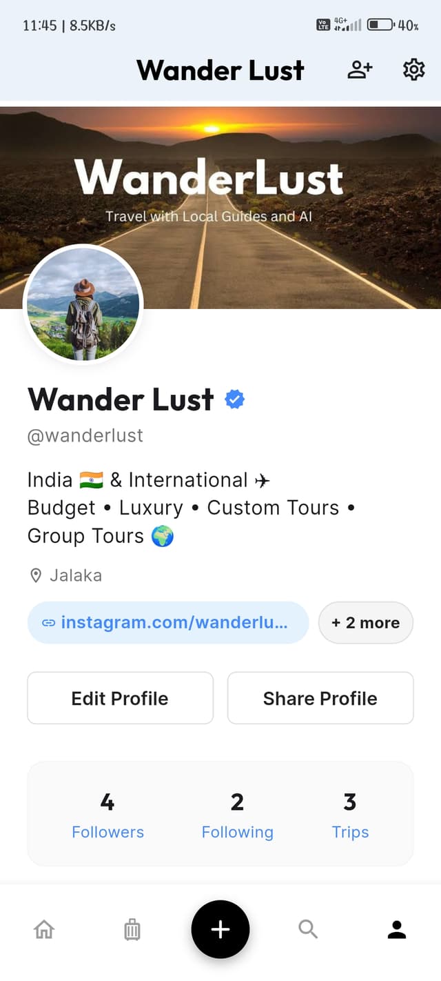 Personalized Travel Profile