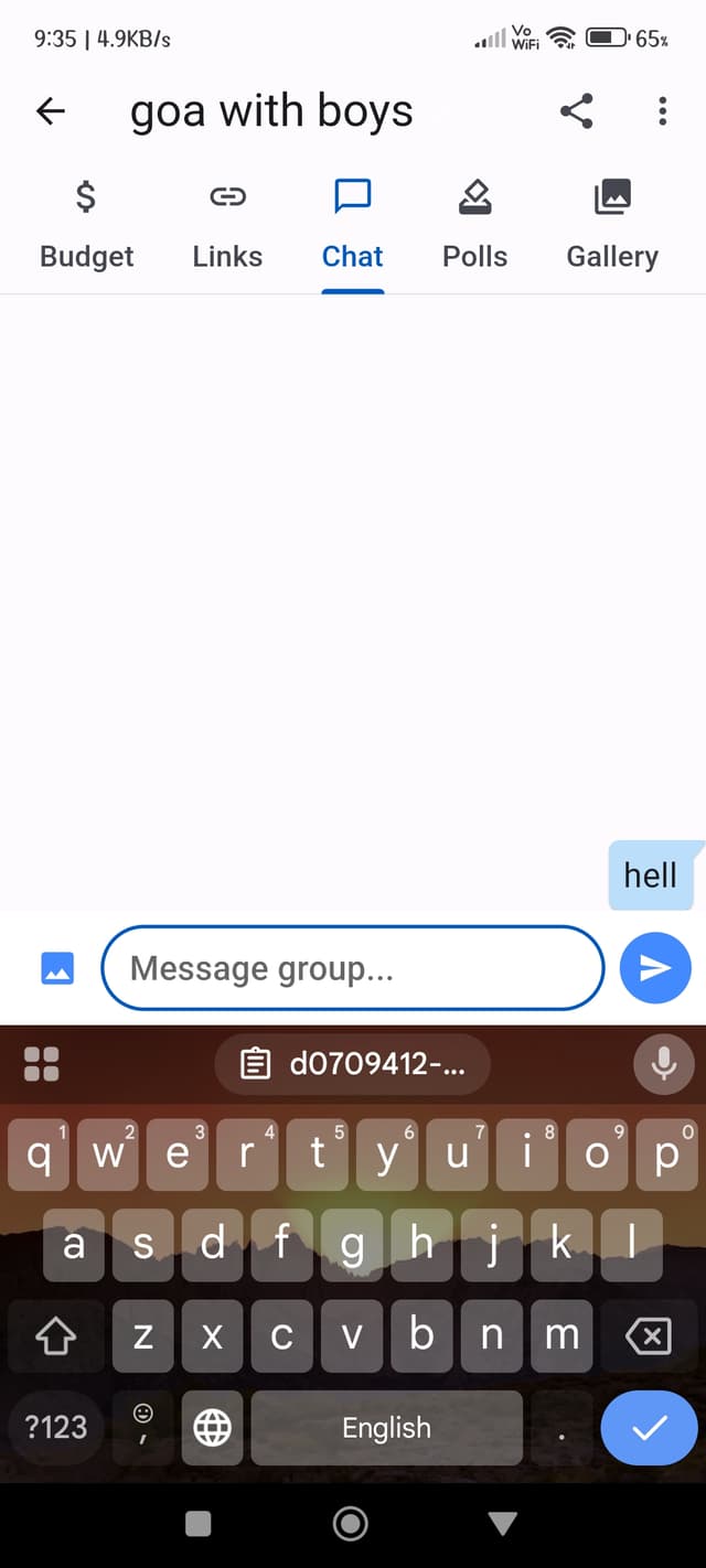 Real-time Group Chat